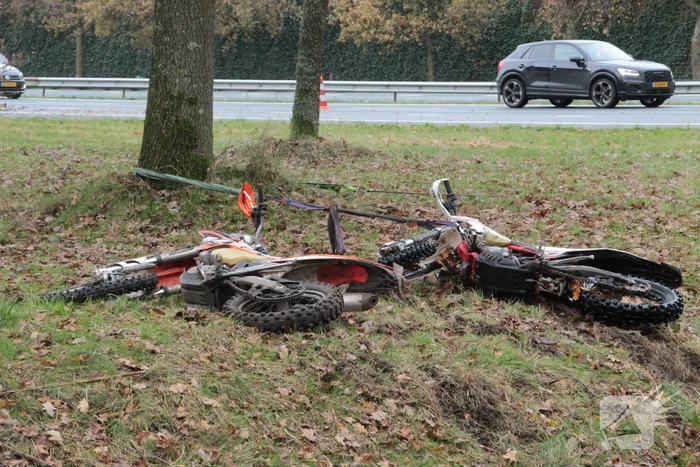 Moterrijders gewond na ongeval