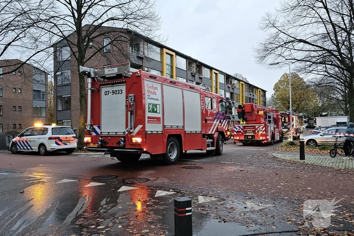 Gewonden na felle brand in flat