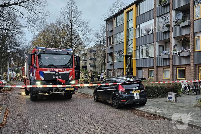 Gewonden na felle brand in flat