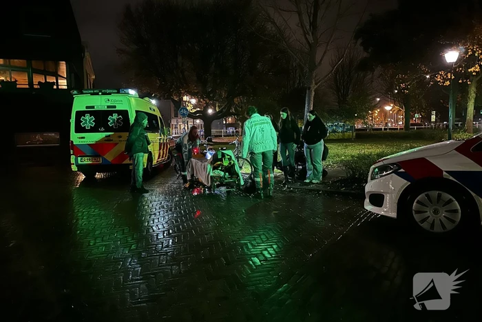 Gewonde fietser aangetroffen op straat