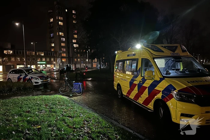 Gewonde fietser aangetroffen op straat