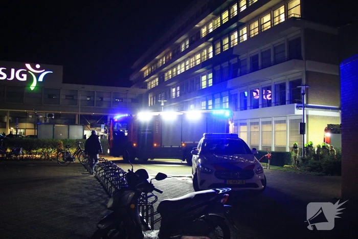 Brand in kelder van ziekenhuis