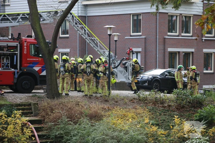 Zeer grote brand in appartementencomplex