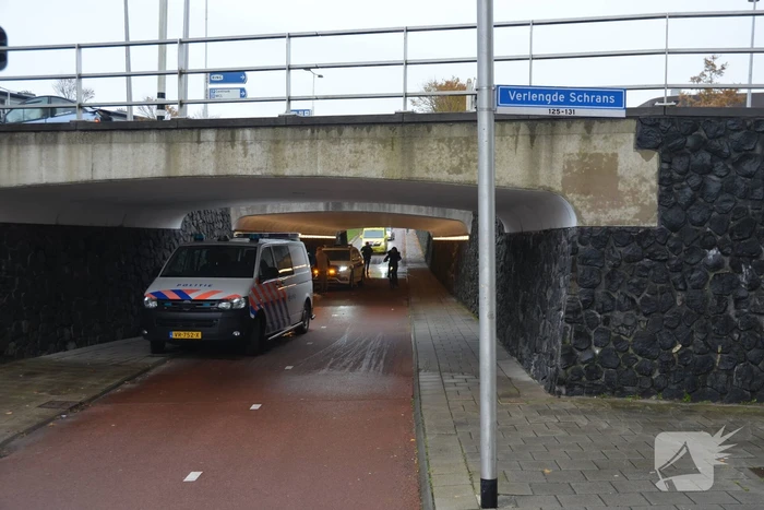 Ongeval tussen scooterrijder en fietser