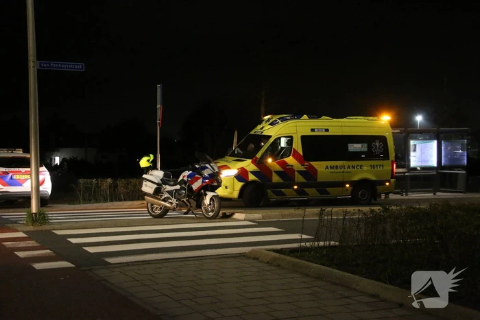 Fietser geschept door lijnbus
