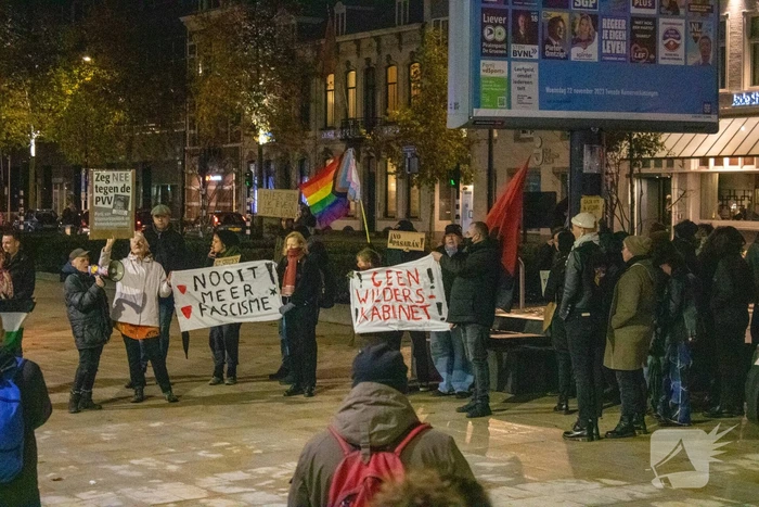 Demonstratie tegen winst PVV