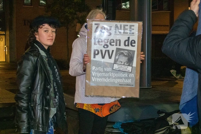 Demonstratie tegen winst PVV