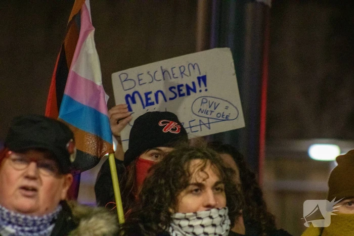 Demonstratie tegen winst PVV