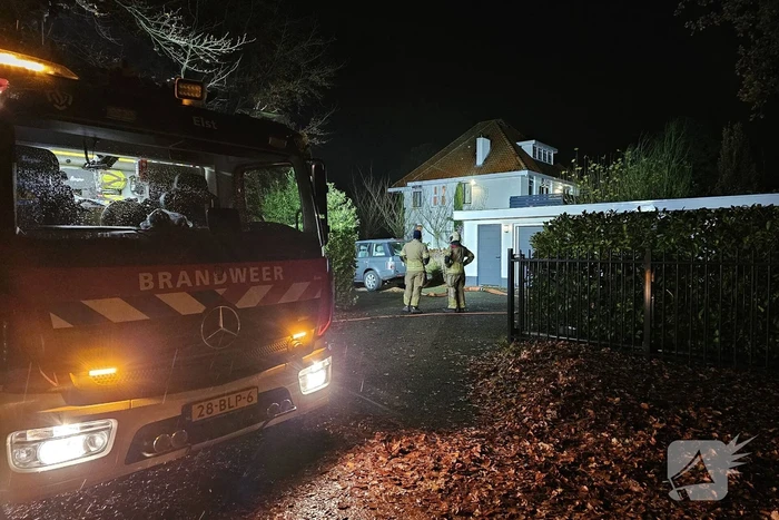 Pelletkachel vat vlam in woning