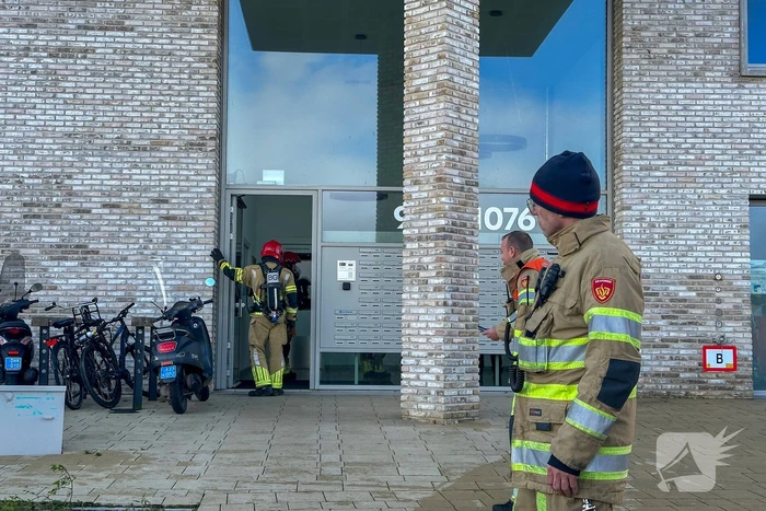 Flatgebouw deels ontruimd vanwege brand