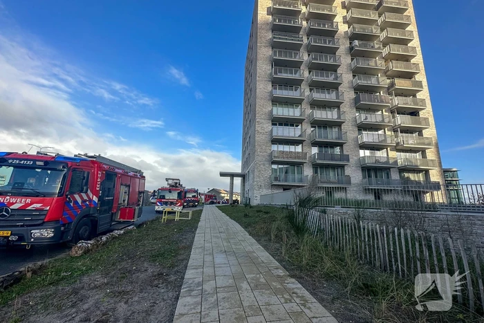 Flatgebouw deels ontruimd vanwege brand