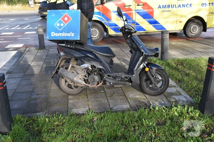 Scooterrijder gewond n aval door remactie