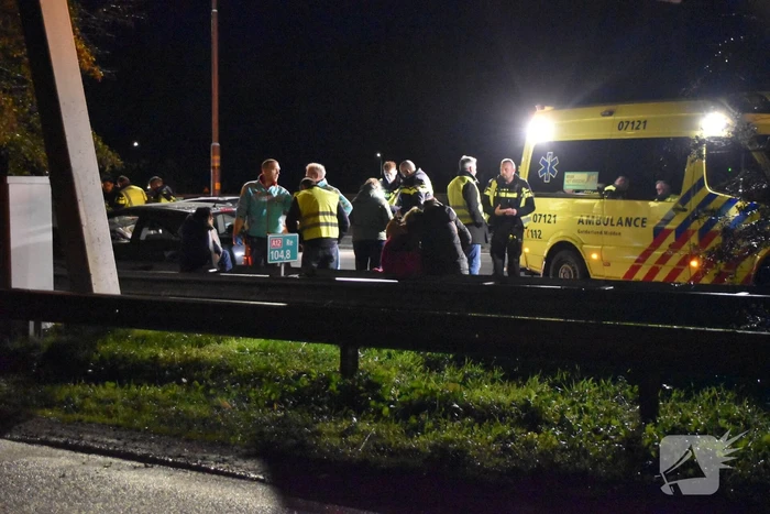 Gewonde bij ongeval op snelweg