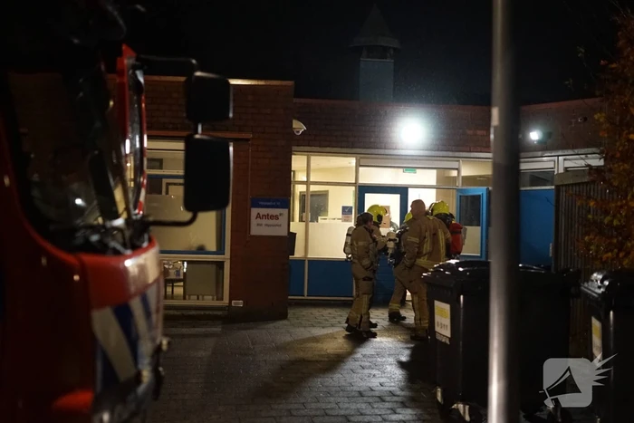 Brand in plantenbak snel geblust