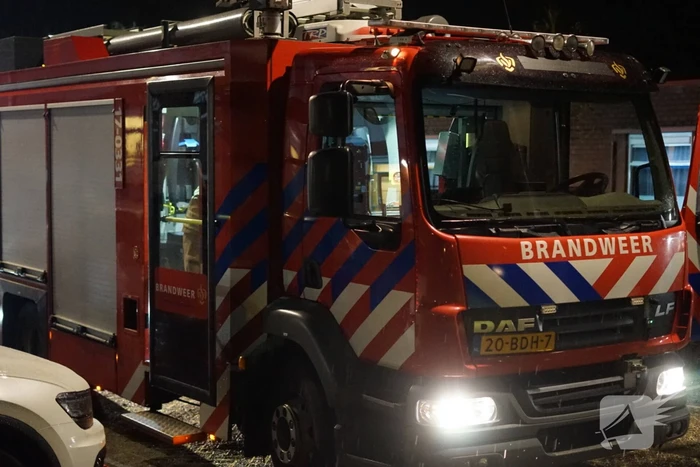 Brand in plantenbak snel geblust