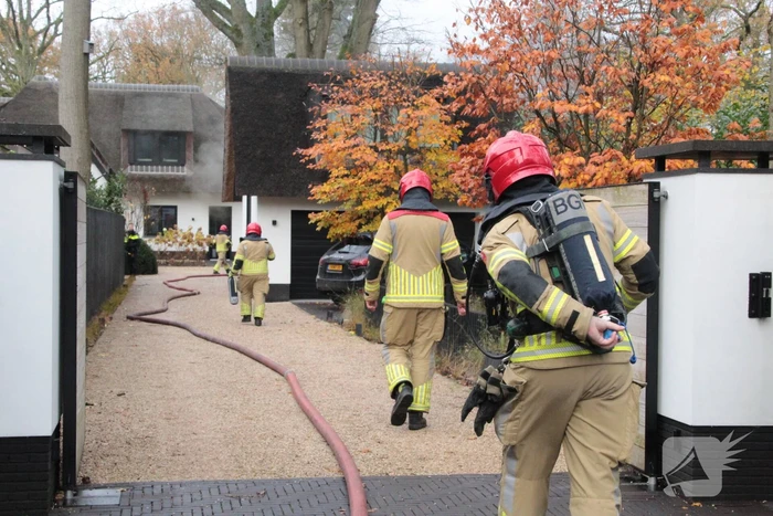 Flinke rookontwikkeling bij brand in vrijstaande villa