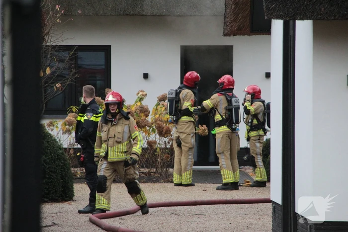 Flinke rookontwikkeling bij brand in vrijstaande villa