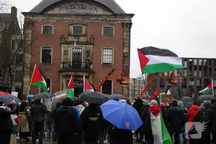 Grote opkomst bij Pro Palestina demonstratie