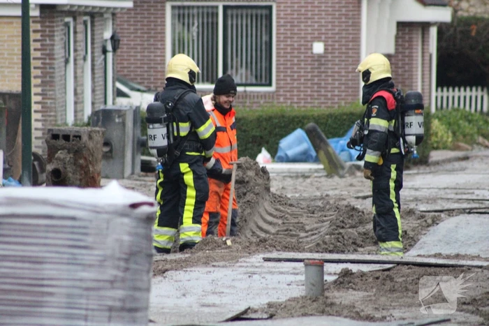 Gaslekkage door wegwerkzaamheden