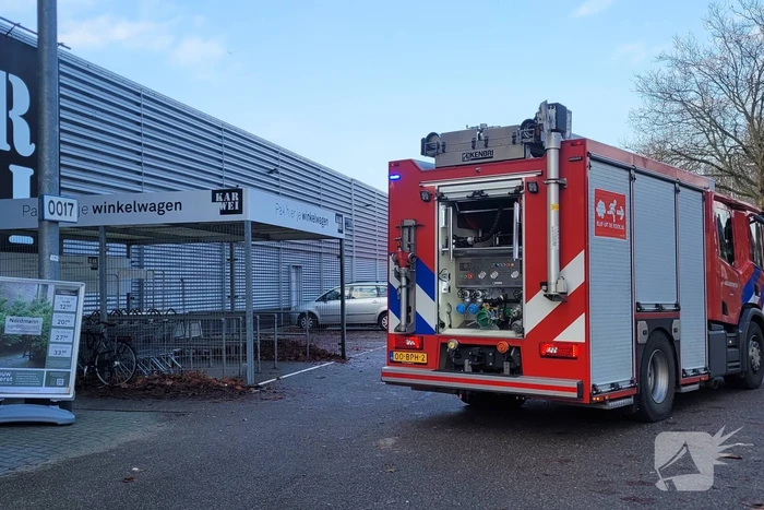 Rookontwikkeling in bouwmarkt