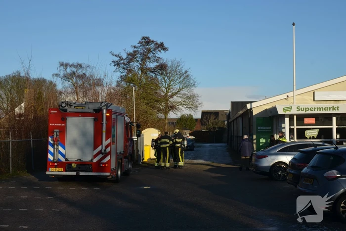 Mogelijk brand in supermarkt