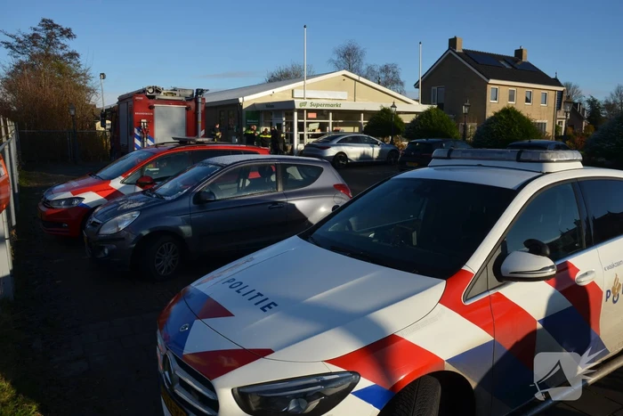 Mogelijk brand in supermarkt