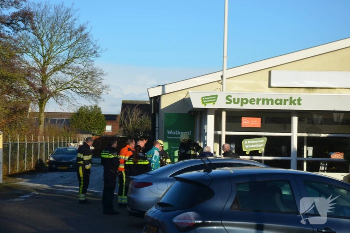 Mogelijk brand in supermarkt