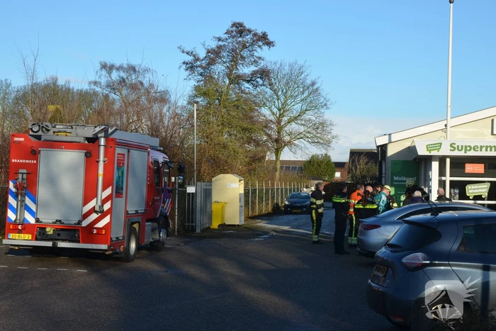 Mogelijk brand in supermarkt