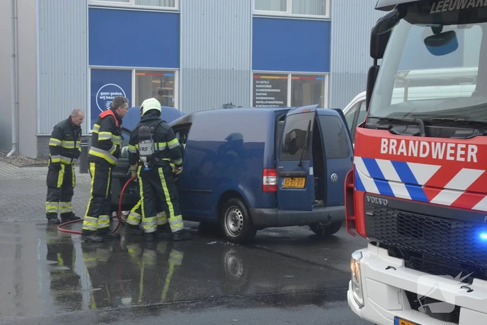 Schade aan voertuig na brand