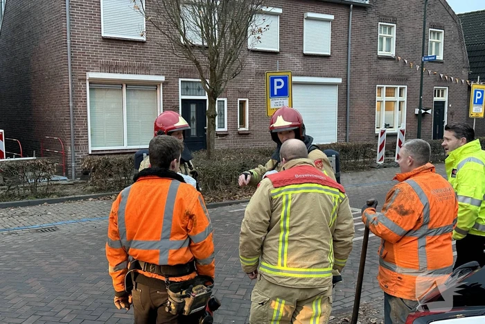 Gaslekkage door graafwerkzaamheden