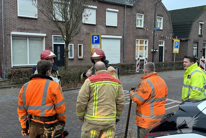 Gaslekkage door graafwerkzaamheden