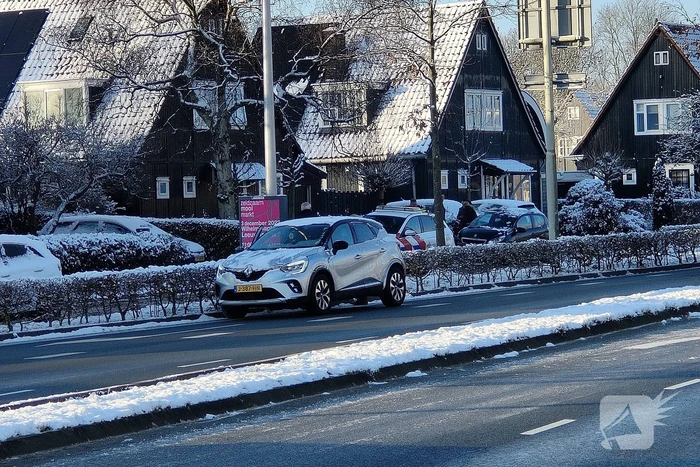 Schade bij ongeval tussen twee auto's