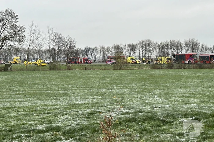 Meerdere gewonden bij ernstig ongeval tussen meerdere voertuigen