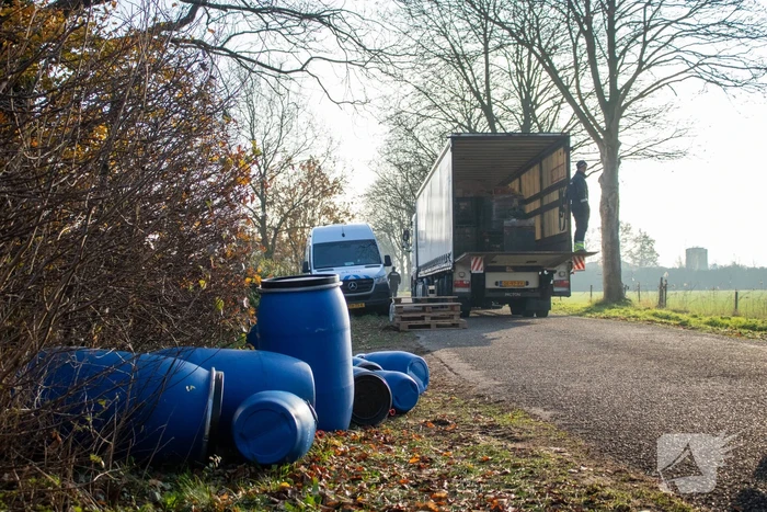 Politie verwijdert laatste drugsafval uit drugslab