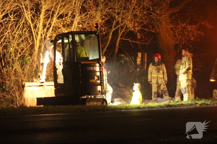 Brandweer ingezet voor gaslekkage