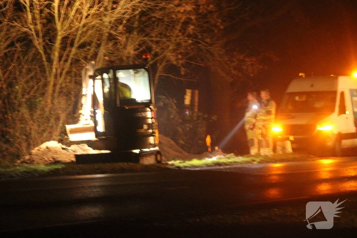 Brandweer ingezet voor gaslekkage