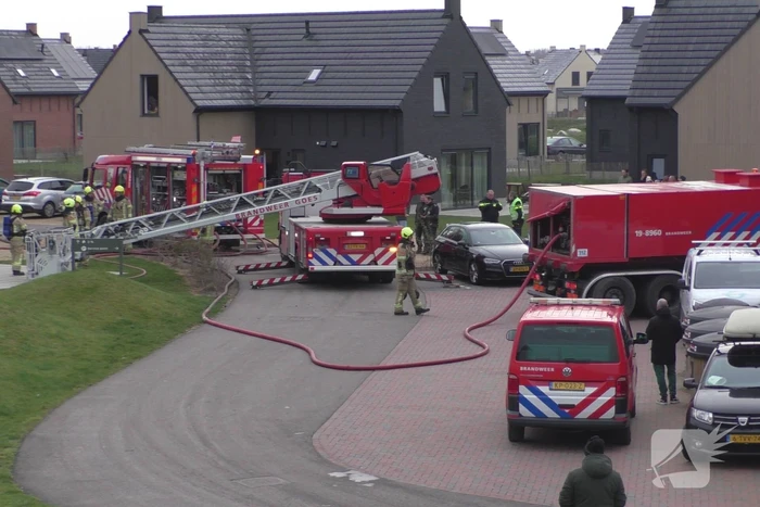 Felle brand in sauna van vakantiewoning