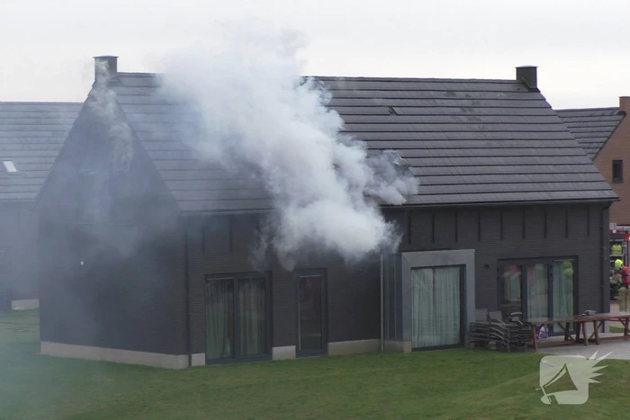 Felle brand in sauna van vakantiewoning