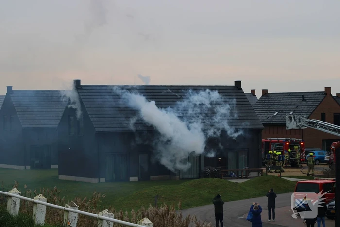 Felle brand in sauna van vakantiewoning