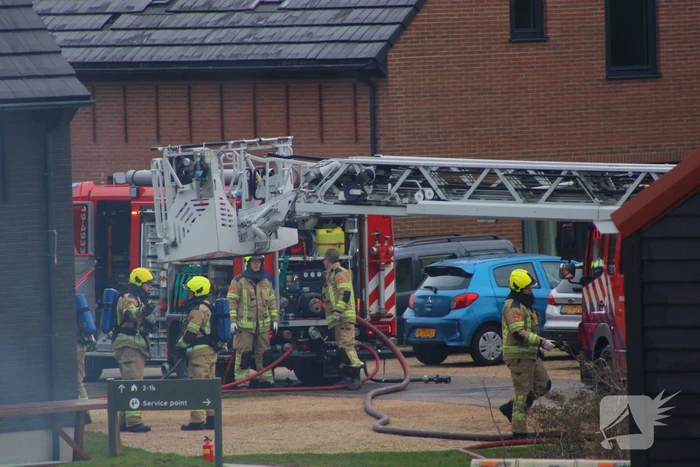 Felle brand in sauna van vakantiewoning