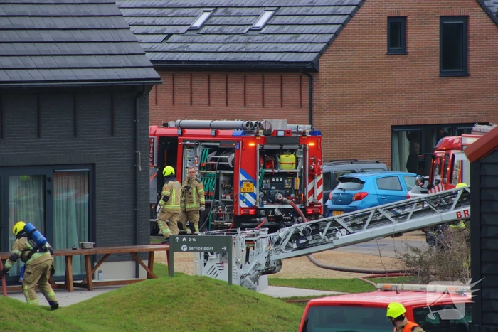 Felle brand in sauna van vakantiewoning