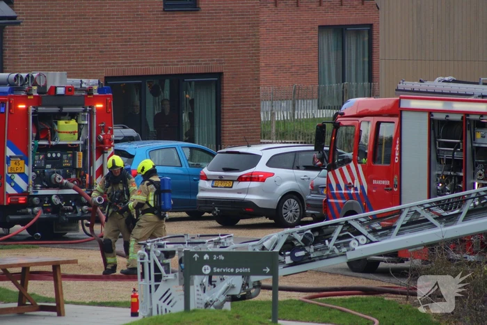 Felle brand in sauna van vakantiewoning