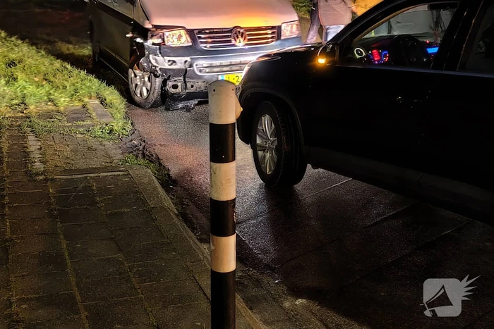 Materiële schade na ongeval op kruising