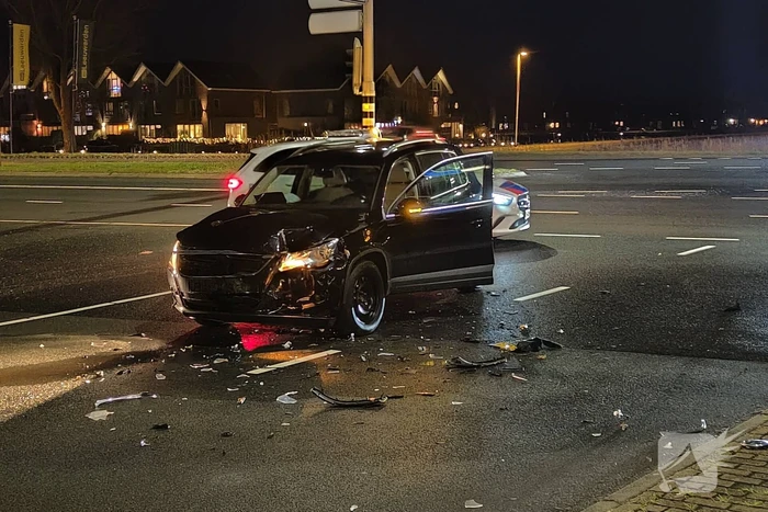 Materiële schade na ongeval op kruising