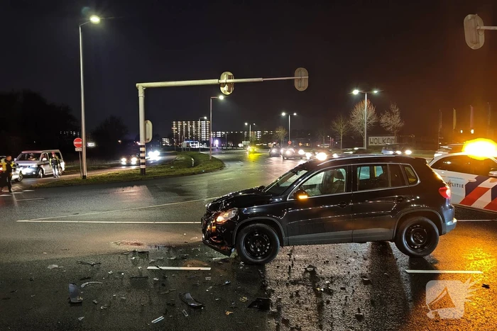 Materiële schade na ongeval op kruising