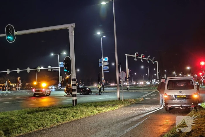 Materiële schade na ongeval op kruising
