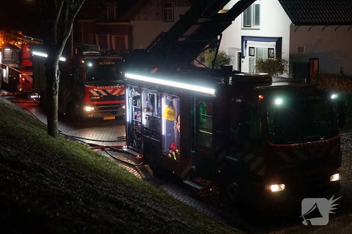 Veel rookontwikkeling bij schoorsteenbrand
