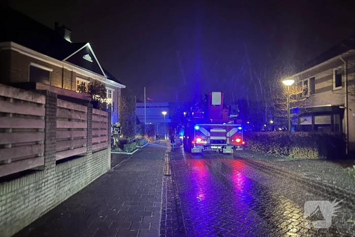 Brand in schoorsteen snel gedoofd