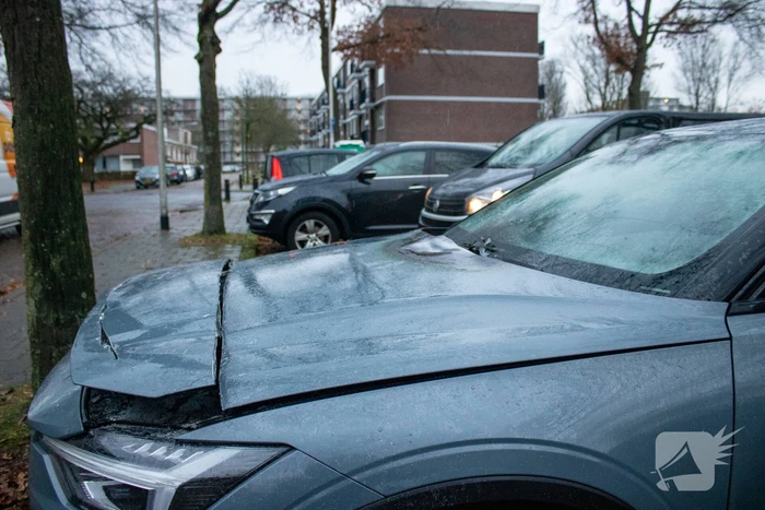 Autobrand snel onder controle