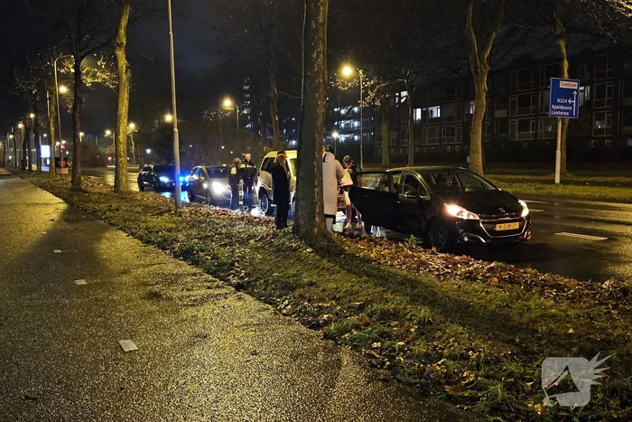 Schade bij kop-staart botsing